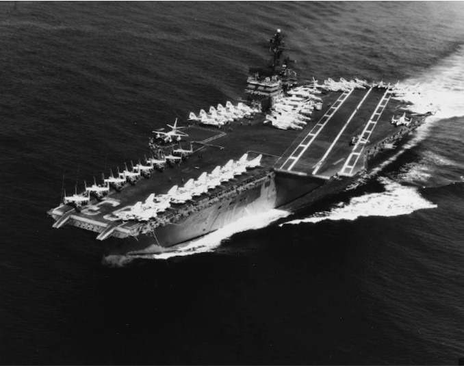Attack aircraft carrier USS KITTY HAWK &#40;CVA-63&#41; &#40;US Navy&#41;