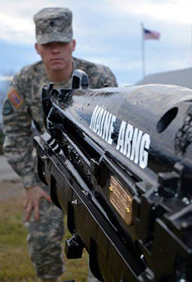 Army Specialist Travis Smith, Non-commissioned officer in charge of the Houlton unit of Maine State 