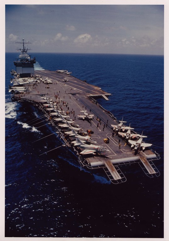 us navy aircraft carriers in vietnam war