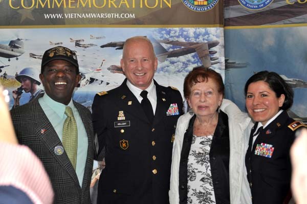 Vietnam War Commemoration booth is set up for the United War Veterans Council 2013 New York City