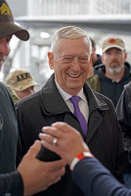 Former Defense Secretary General Jim Mattis &#40;RET&#41; was a guest speaker with 3,000 in attendance. 