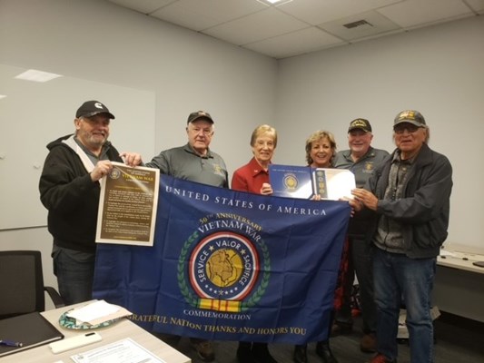 Honorary Partner ceremony for AK VVA Chapter 904 by the AK John Mitchell Chapter NSDAR.