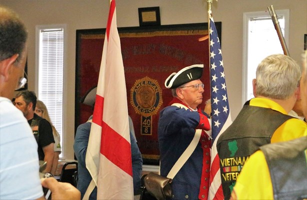 Ceremony for VVA Chapter 1067 by Huntsville, Maple Hill and Hunt&#39;s Spring Chapters NSDAR