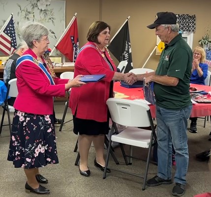 Honorary Partner ceremony for the AR VVA State Council by the Gilbert Marshall Chapter NSDAR