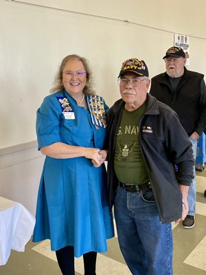Honorary Partner ceremony for CA VVA Chapter 223 by the CA Chief Solano Chapter NSDAR.