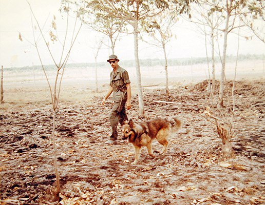 38th Scout Dog Platoon, 25th Infantry Division, handler, Cu Chi, training