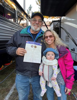 Pictured at left Vietnam veteran Darrell Santor who served from 1966-1967 in the United States Army.