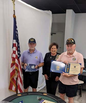 Honorary Partner ceremony for FL VVA Chapter 1040 by the Florida Ponce de Leon Chapter NSDAR.