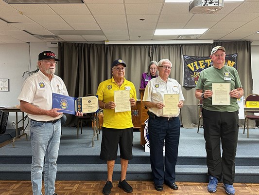 Honorary Partner ceremony for Florida VVA Chapter 1048 by the Sugar Mill Chapter NSDAR.