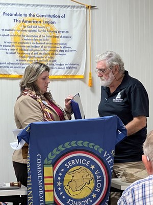 Honorary Partner ceremony for FL VVA Chapter 1134 by the FL Mary Mann Jennings Chapter NSDAR.