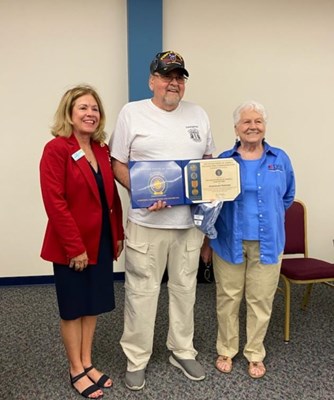 Honorary Partner ceremony for FL VVA Chapter 566 by the FL St. Lucie River Chapter NSDAR.