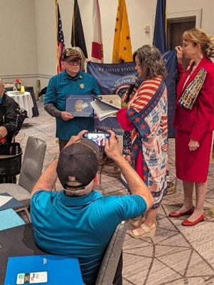 Honorary Partner ceremony for the FL VVA State Council by the FL Maria Jefferson Chapter NSDAR.