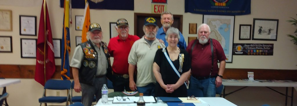 Ceremony for ID VVA Chapter 890 Vietnam veterans by the ID White Horse Chapter NSDAR.
