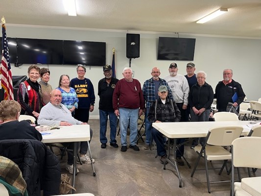 Honorary Partner ceremony for IN VVA Chapter 777 by the IN Richmond-Indiana Chapter NSDAR.