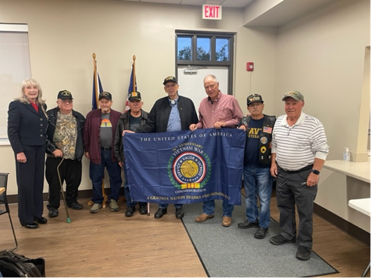 Honorary Partner ceremony for KY VVA Chapter 1006 by the Poage Chapter NSDAR.