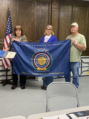 Honorary Partner Ceremony for KY VVA Chapter 1050 by the Rockcastle Chapter, NSDAR.