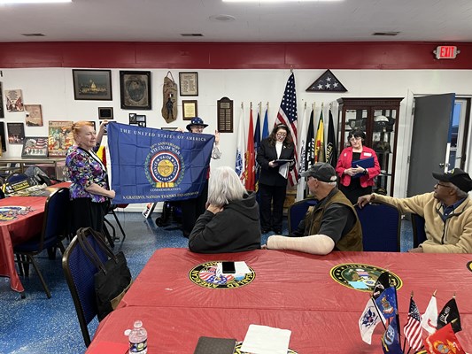 Honorary Partner Ceremony for KY VVA Chapter 337 by Paducah Chapter, NSDAR. 