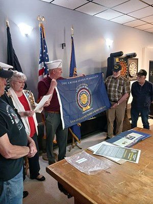 Honorary Partner ceremony for ME VVA Chapter 1044 by the Rebecca Emery Chapter NSDAR.