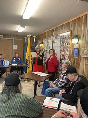 Ceremony for MI VVA Chapter 1047 by the Michilimacinac Chapter, NSDAR