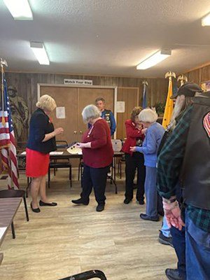 Ceremony for MI VVA Chapter 1047 by the Michilimacinac Chapter, NSDAR