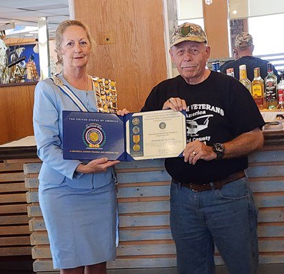 Ceremony for MI VVA Chapter 133 by the Lydia Barnes Potter Chapter, NSDAR