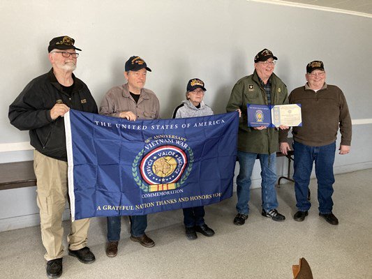 Ceremony for MI VVA Chapter 287 by the Nipissing Chapter, NSDAR