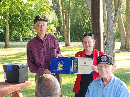 Ceremony for MI VVA Chapter 31 by the Muskegon Chapter, NSDAR
