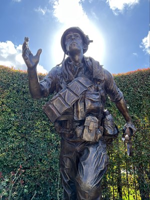 The Vietnam veterans memorial unveiled and dedicated at the Nixon Presidential Library and Musem.