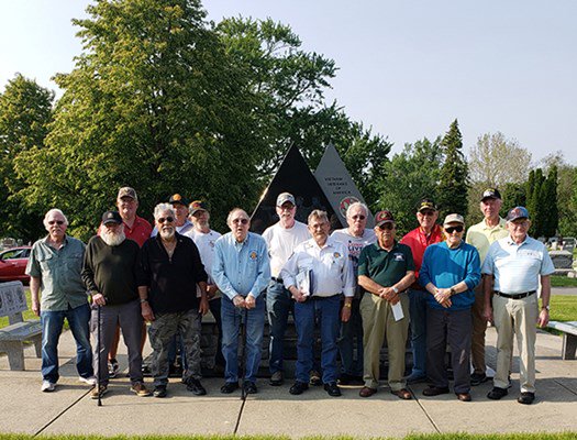 Ceremony for OH VVA Chapter 440 by the Fort Findlay Chapter NSDAR.