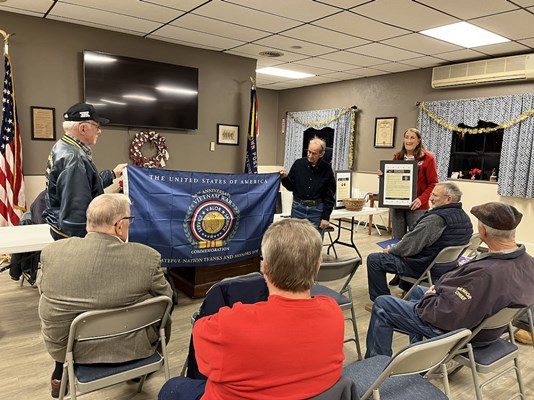 Ceremony for PA VVA Chapter 210 by the Valley Forge and Bucks County Chapters NSDAR.