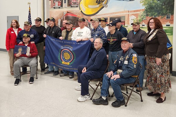 Honorary Partner ceremony for PA VVA Chapter 349 by Valley Forge Chapter NSDAR.
