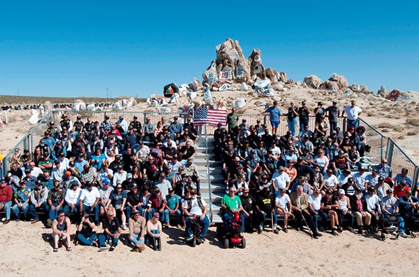 Group Photo at Painted Rock