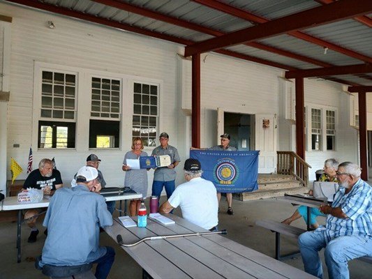 Honorary Partner ceremony for TX VVA Chapter 870 by the Smith-McMillan Chapter NSDAR.