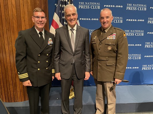 VWC leadership join SECVA  Denis R. McDonough for an event at The National Press Club.