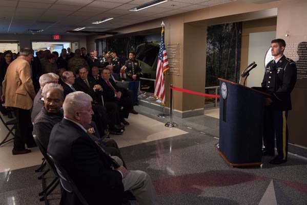 A corridor is dedicated to the men and women who served during the Vietnam War.