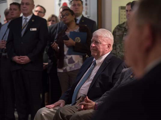 A corridor is dedicated to the men and women who served during the Vietnam War.