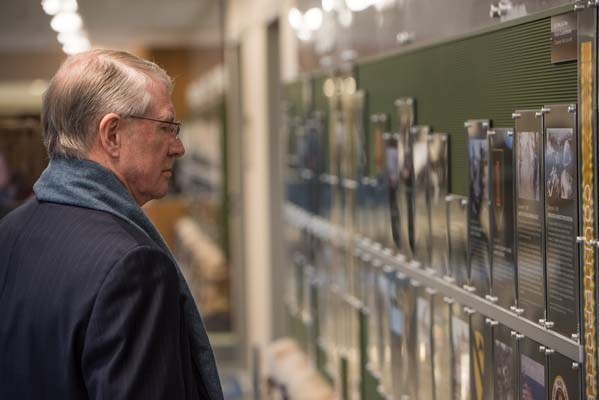 A corridor is dedicated to the men and women who served during the Vietnam War.