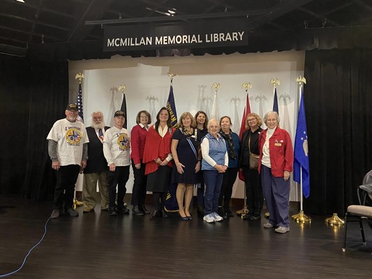 Honorary Partner ceremony for WI VVA Chapter 101 by members of the WI Ah Dah Wa Gam Chapter NSDAR