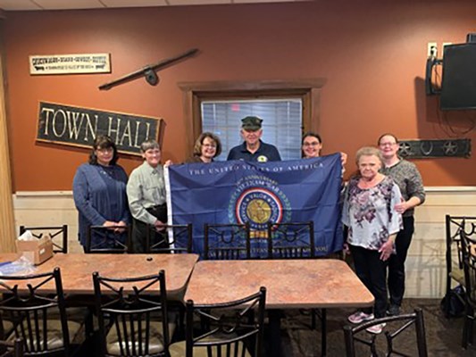Honorary Partner ceremony for WI VVA Chapter 115 by members of the WI Nay Osh Ing Chapter NSDAR