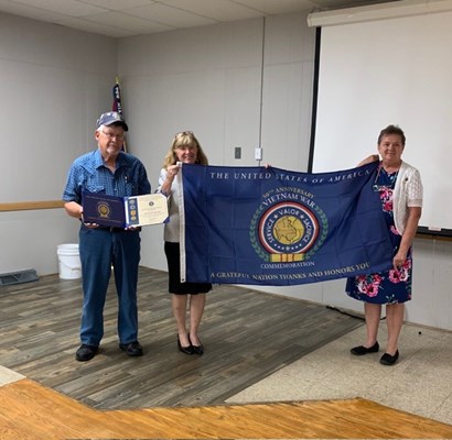 Honorary Partner ceremony for WI VVA Chapters 221 &#38;  729 by the WI Fay Robinson Chapter NSDAR. 