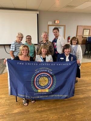 Honorary Partner ceremony for WI VVA Chapters 221 &#38;  729 by the WI Fay Robinson Chapter NSDAR. 