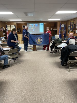 Honorary Partner ceremony for WI VVA Chapter 92 by members of the WI Eau Claire Chapter NSDAR.