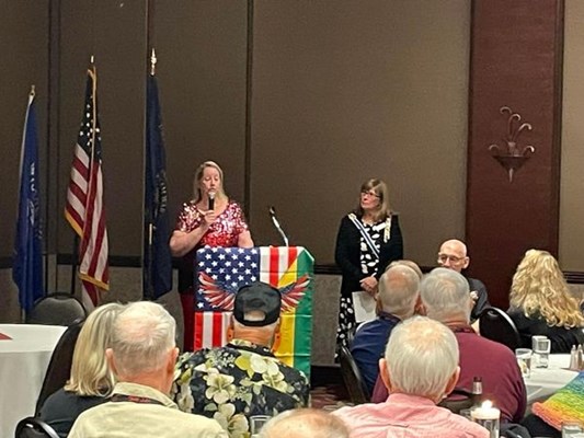 Honorary Partner ceremony for the WI VVA State Council by the WI State Society NSDAR.