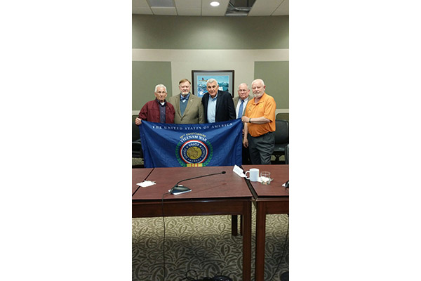 Lt. Col. Clark Welch,  Bud Meador, James Willbanks and Lynn Rolf