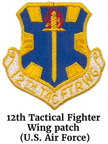 12th Tactical Fighter Wing patch (U.S. Air Force)