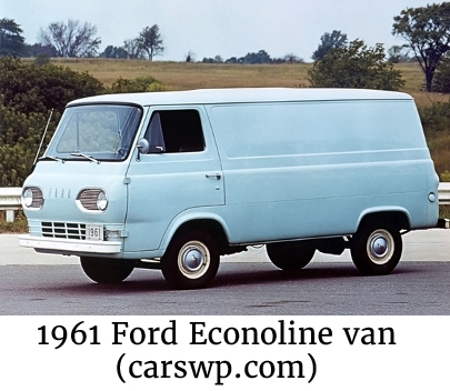 Photo of a 1961 Ford Econoline van (carswp.com)