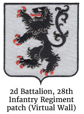 2d Battalion, 28th Infantry Regiment patch (Virtual Wall)