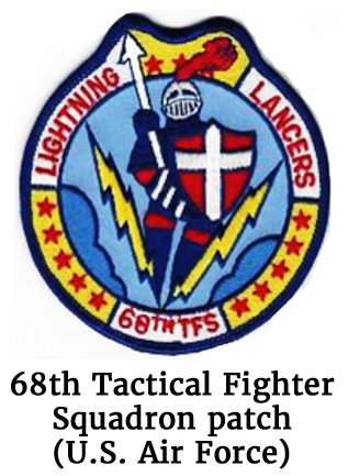 68th Tactical Fighter Squadron patch (U.S. Air Force)