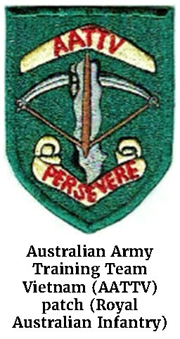 Australian Army Training Team Vietnam (AATTV) patch (Royal Australian Infantry)