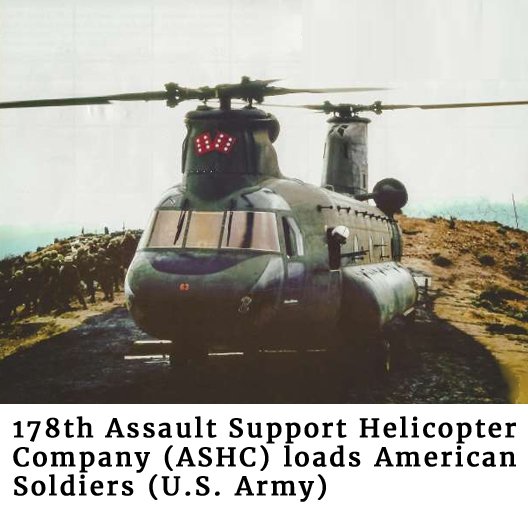 178th photo of an Assault Support Helicopter Company (ASHC) loading American Soldiers (U.S. Army)